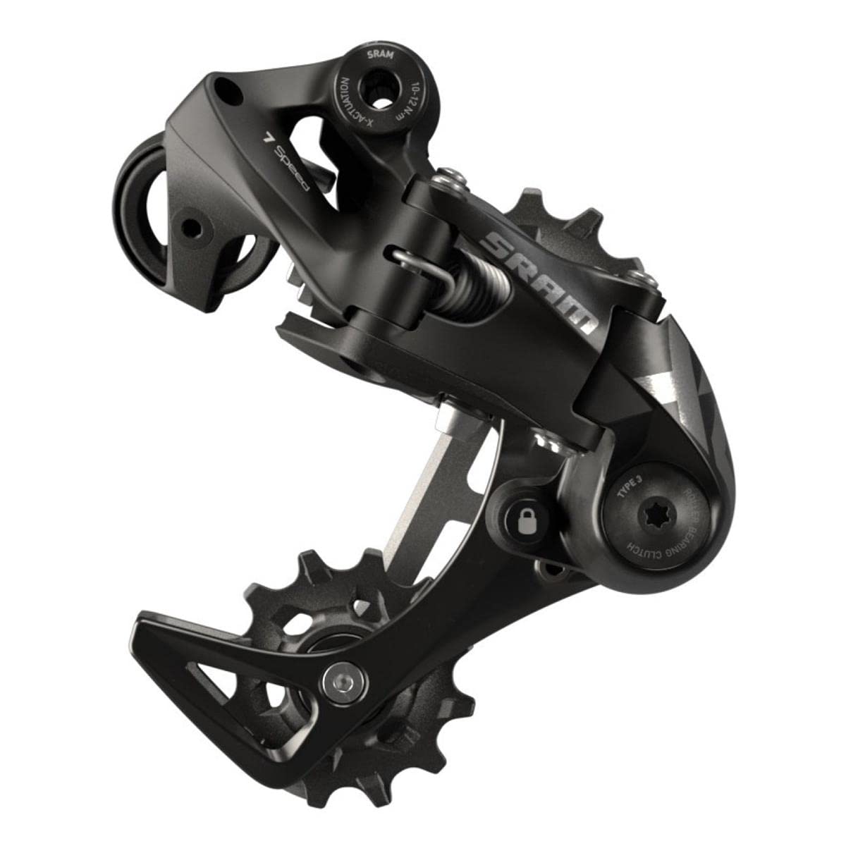 スラム　xo1 dh リアディレーラー　7s Amazon.co.jp: SRAM X01 DHリアディレーラー - 7速 ショートケージ